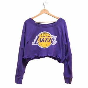 Lakers crop top sweater